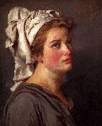 Jacques-Louis David Louis David Portrait Of A Young Woman In A Turban France oil painting artist